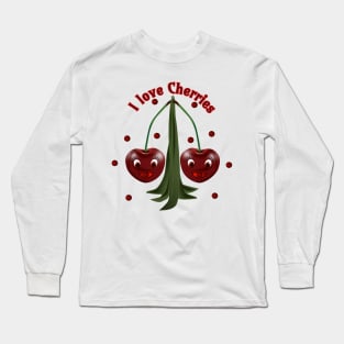 funny Cherries Long Sleeve T-Shirt